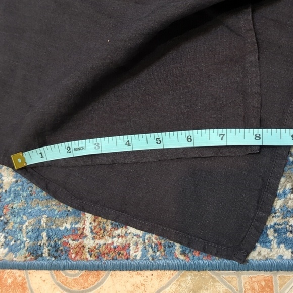 Cloth & Stone Women's Black Linen Deep V Jumpsuit Size XS - Picture 9 of 16